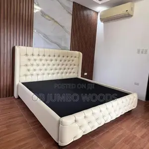 Tufted 6 by 6 Bedframe
