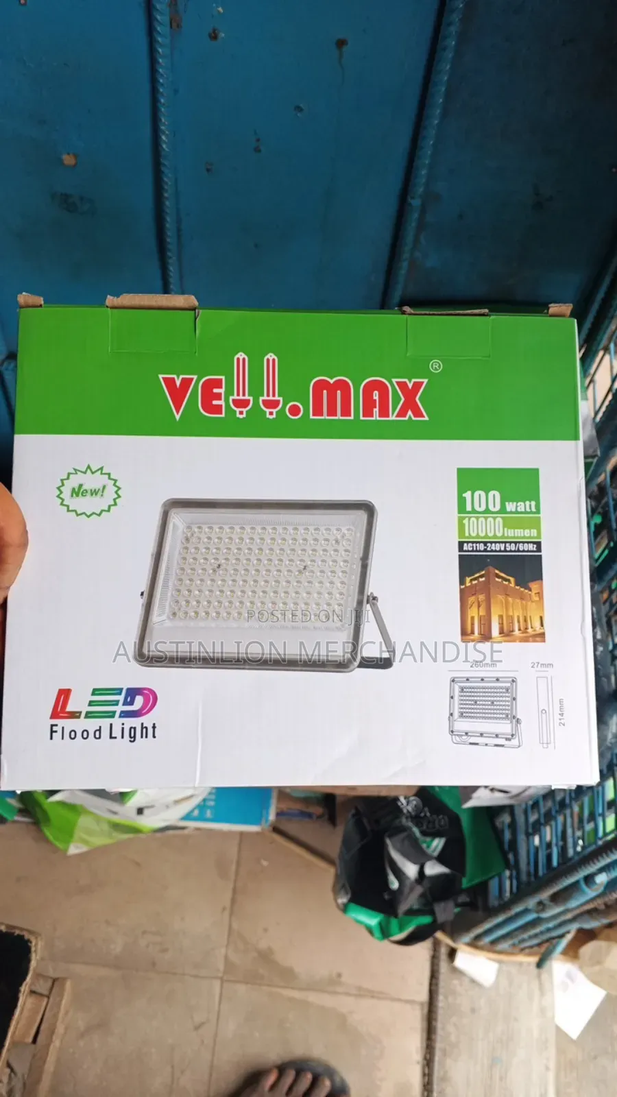 Vellmax Floodlight Fitting