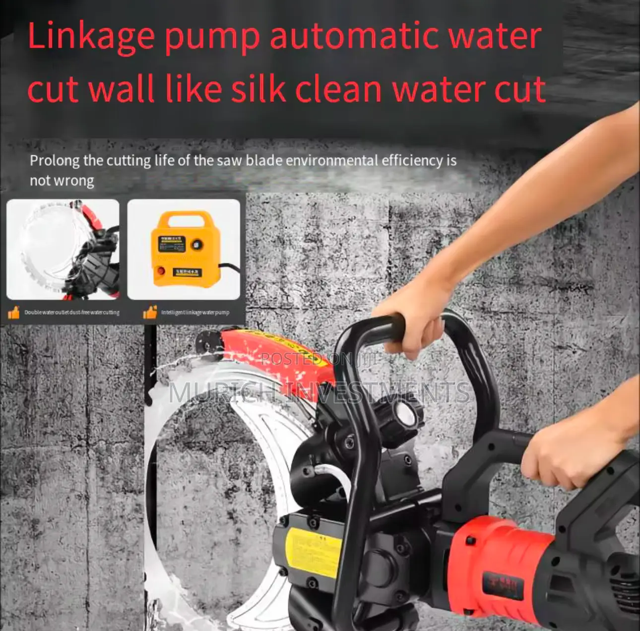 High Power Brushless Ring Saw – Concrete Wall Cutting Tool