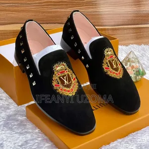 Classic Luxury Black Suede Shoe