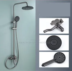 Grey Standing Kettle Mouth Shower
