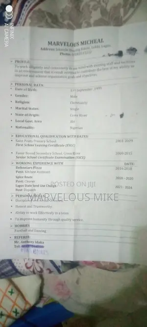 Male Hotel Receptionist