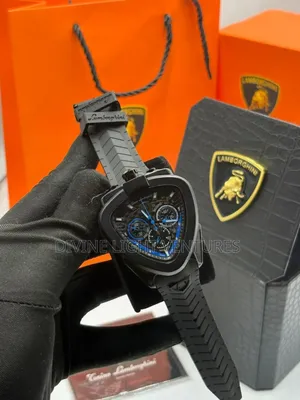 Torino Lamborghini Chronograph Rubber Strap