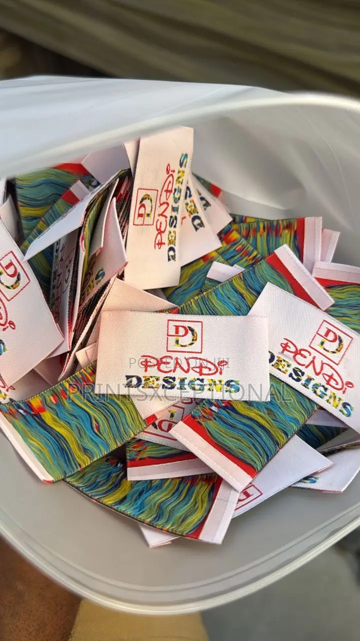Flyers/Jotters, Woven Label, Paper Bags