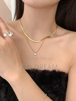 Stainless Steel Non-Fading Women's Necklace Gold Necklace