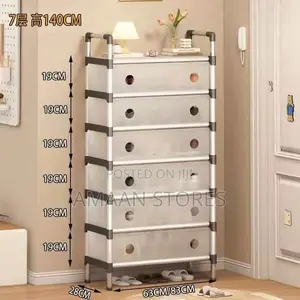 7layer Shoe Rack With Cover