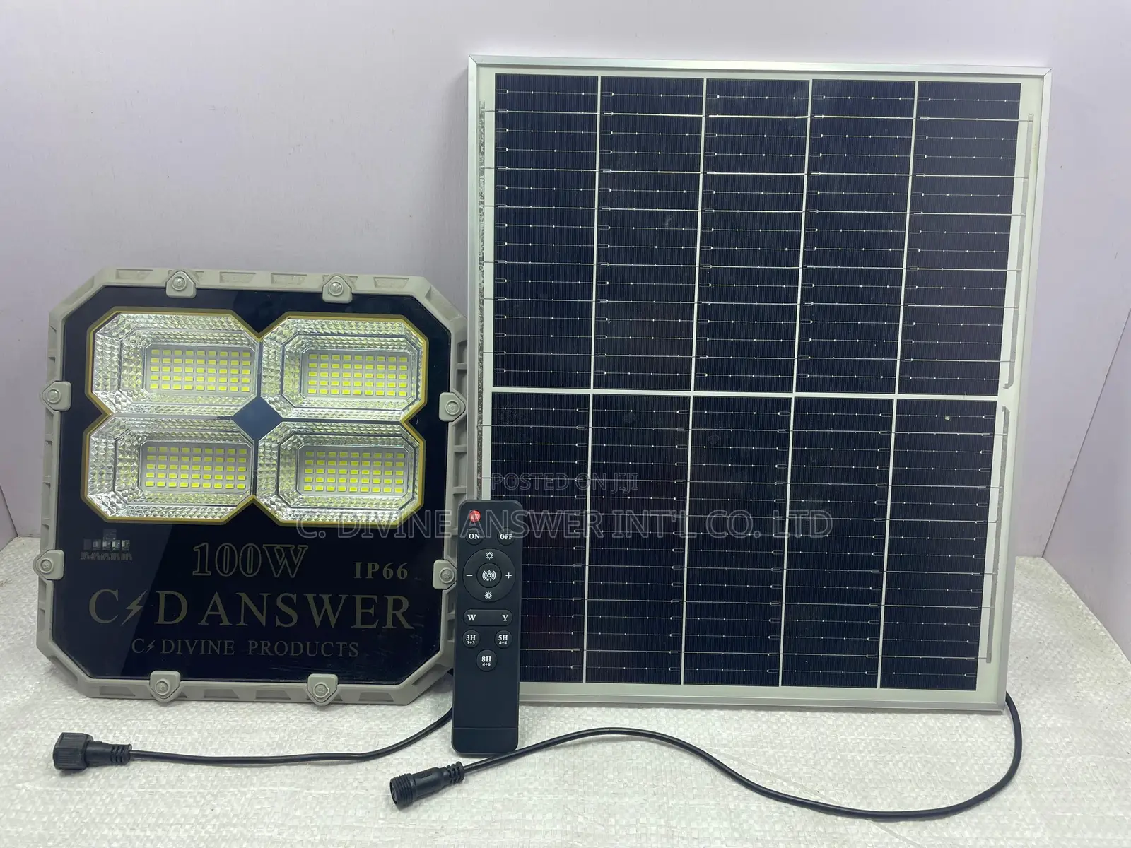 100w Solar Flood Light- C Divine