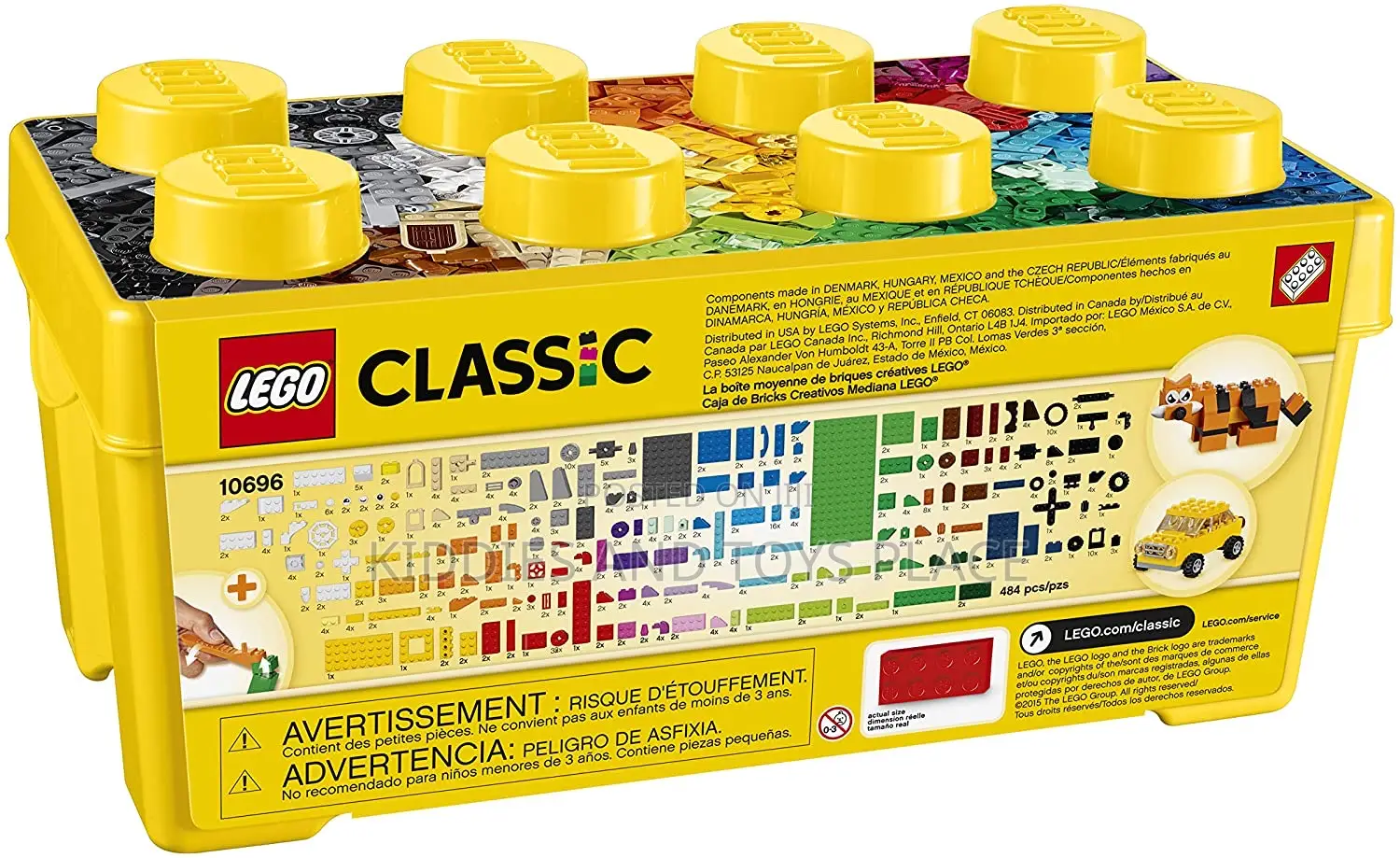 Lego Classic Medium Creative Brick Box 10696 (484 Pieces)