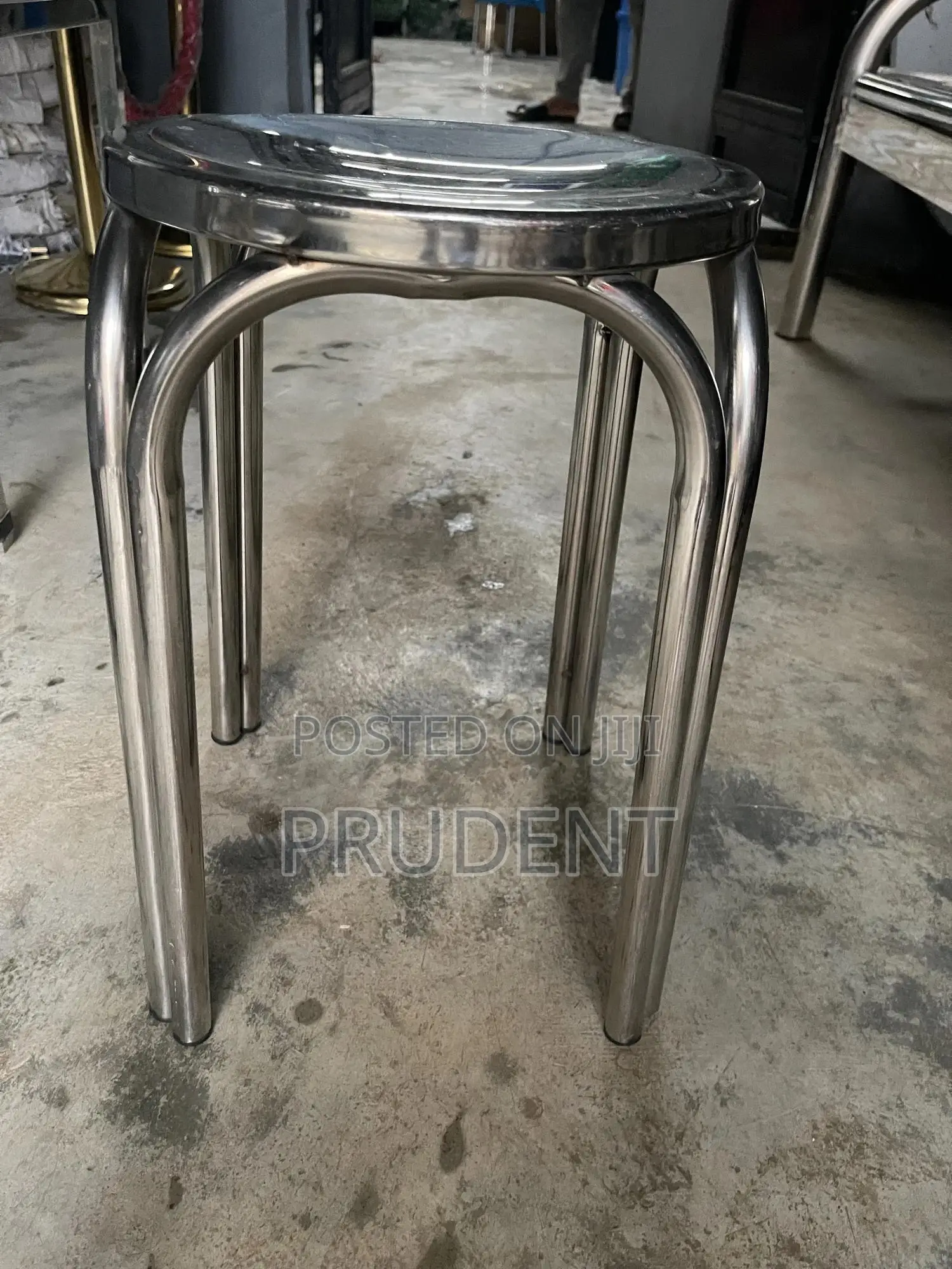 Stainless Side Stool