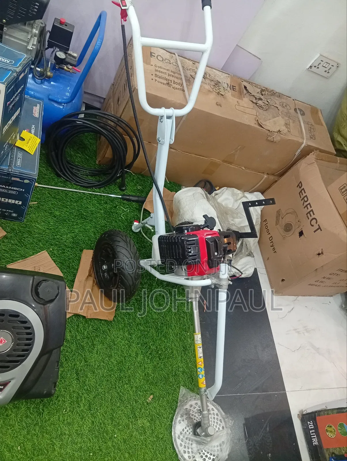 Mini Hand Push Brush Cutter Machine