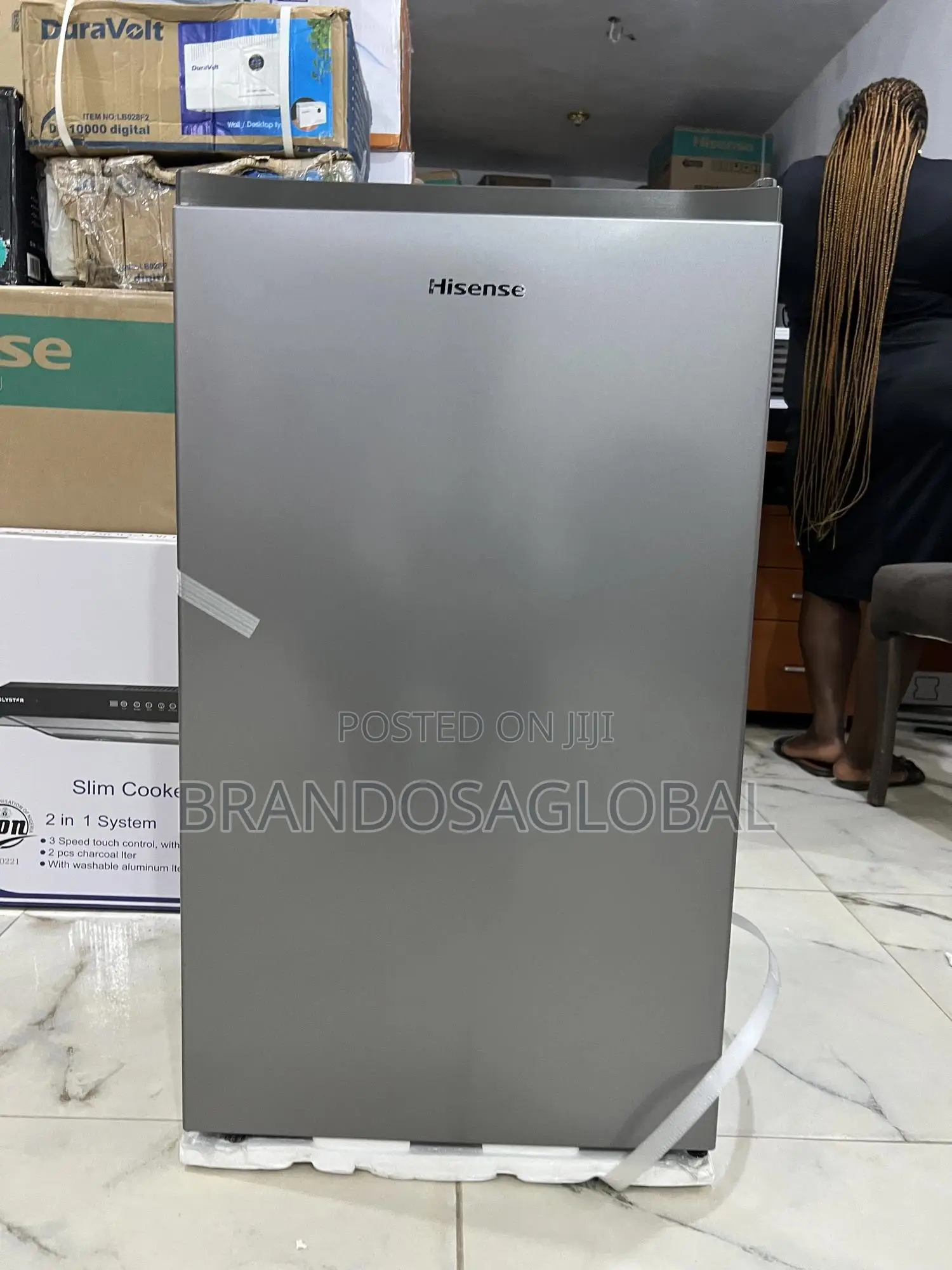 Quiet Efficient: Hisense 90 L Single-Door Fridge