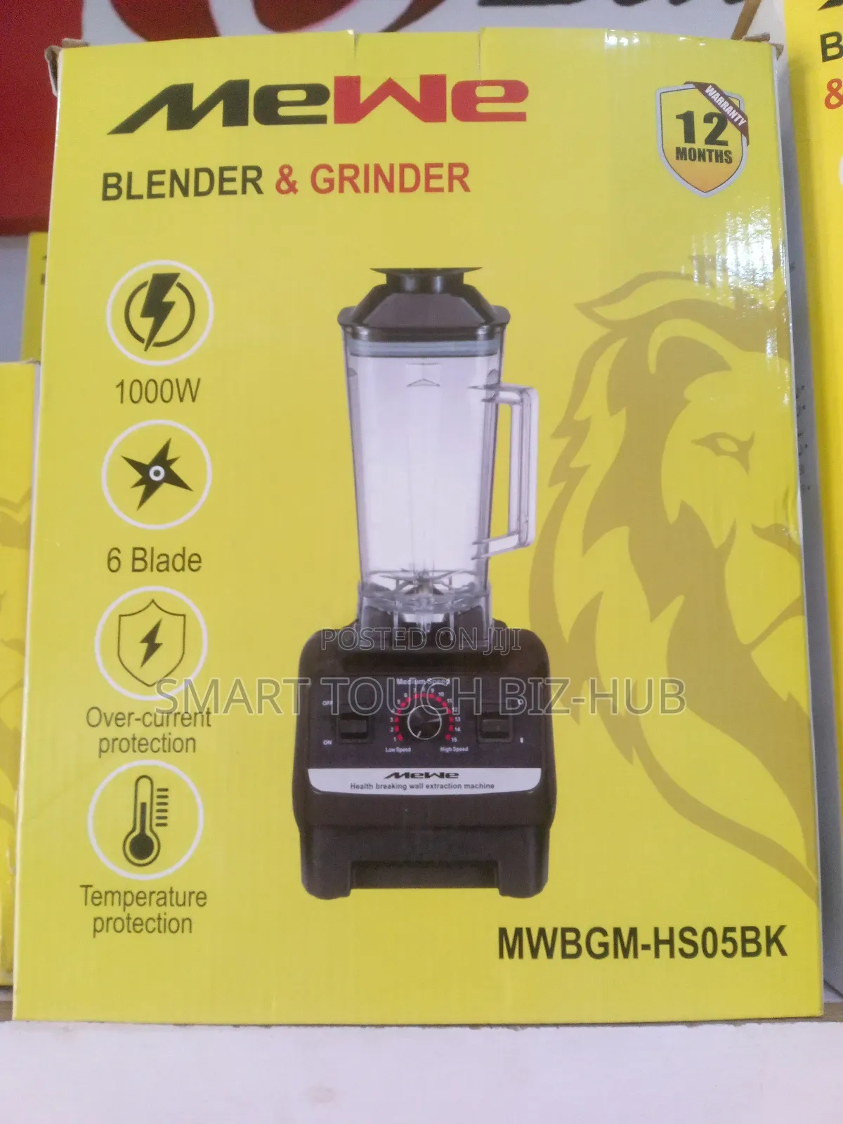 Mewe Blender and Grinder MWBGM-Hs05bk