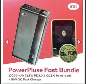 Itel 27,000mah Powerbank With Full Charging Kits