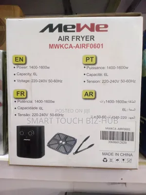Mewe Air Fryer With Free Tongs