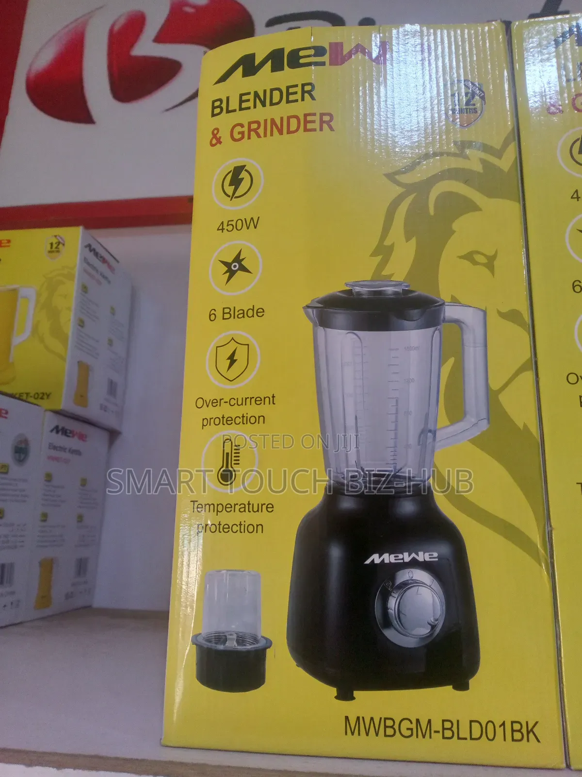 Mewe Blender and Grinder MWBGM-Bld01bk