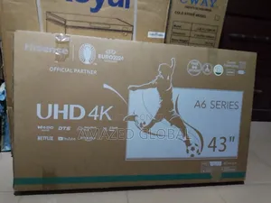 Full Led A6 Series (Uhd4k) + You Tube "Hisense 43" Smart Tv