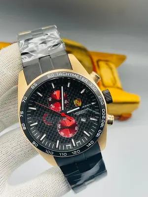 High Quality Luxury Porsche Men Chain Strap Wristwatch