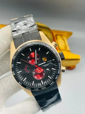 High Quality Luxury Porsche Men Chain Strap Wristwatch