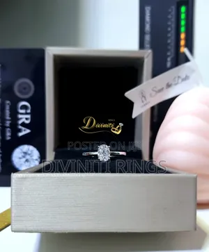 Real Moissanite Engagement Ring