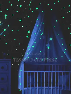 Glow in the Dark Sticky Wall Star Stickers