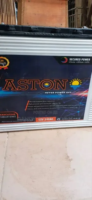 Aston Tall Tubular Battery 240ah