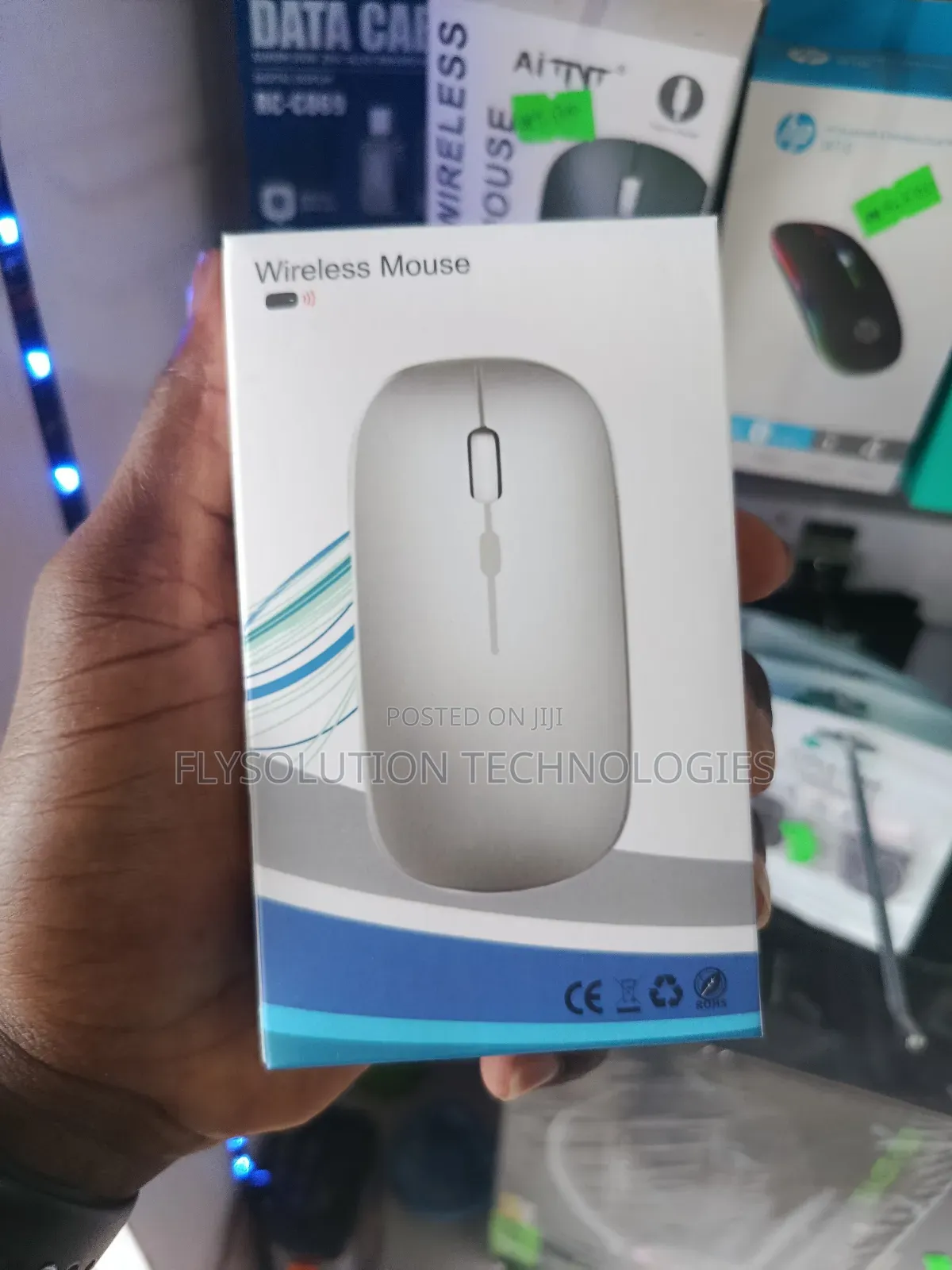 Wireless Rechargeable RGB Bluetooth 2.4ghz Mouse Usb Dongle