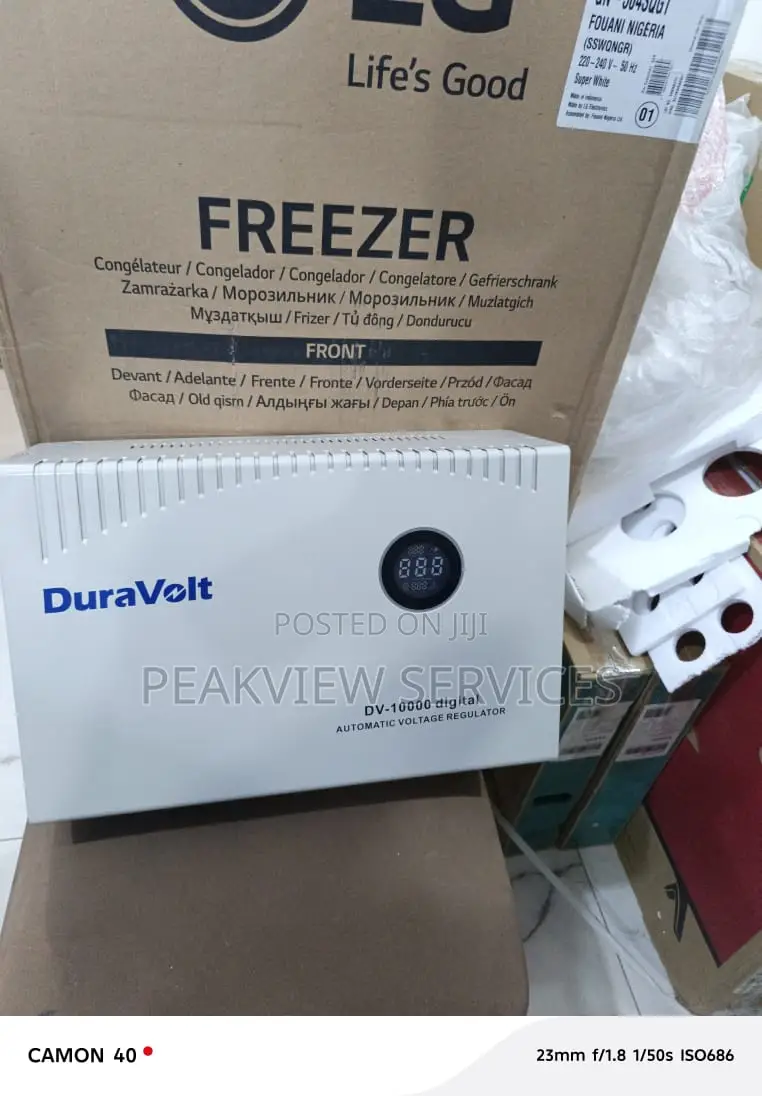 Duravolt 10kva Wall Stabilizer (Dv-10000) Low Consumption