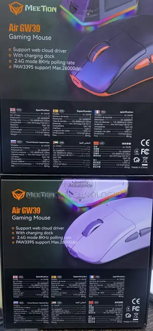 Meetion Air Gw39 Gaming Mouse