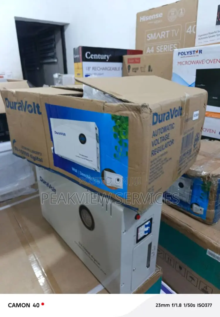Duravolt 10kva – Slim Wall Stabilizer With Digital Display