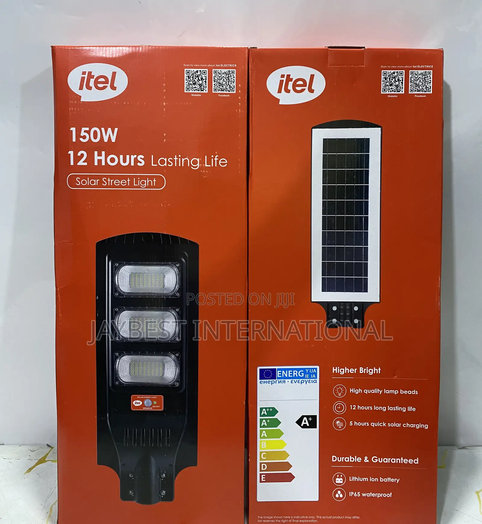 Itel Solar Street Light 150w