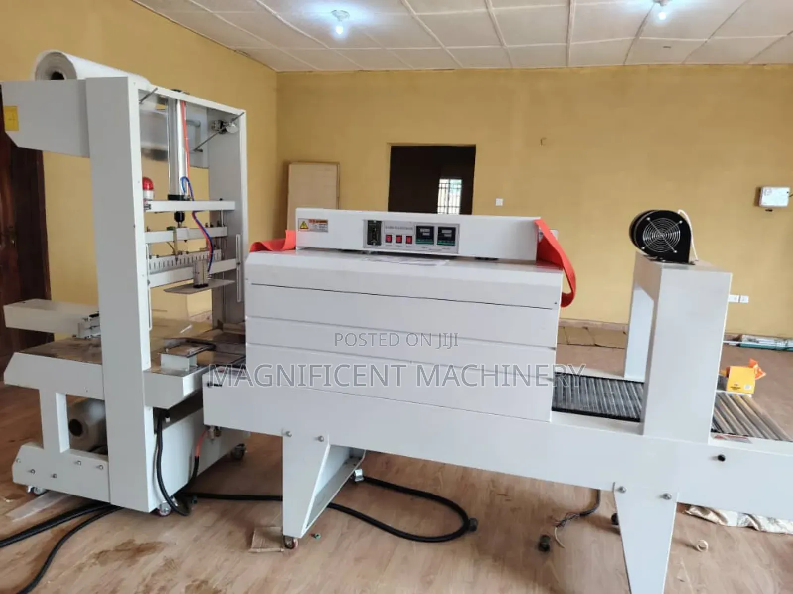 Semi-Automatic Sleeve Shrink Wrapper Machine 2hp Compressor