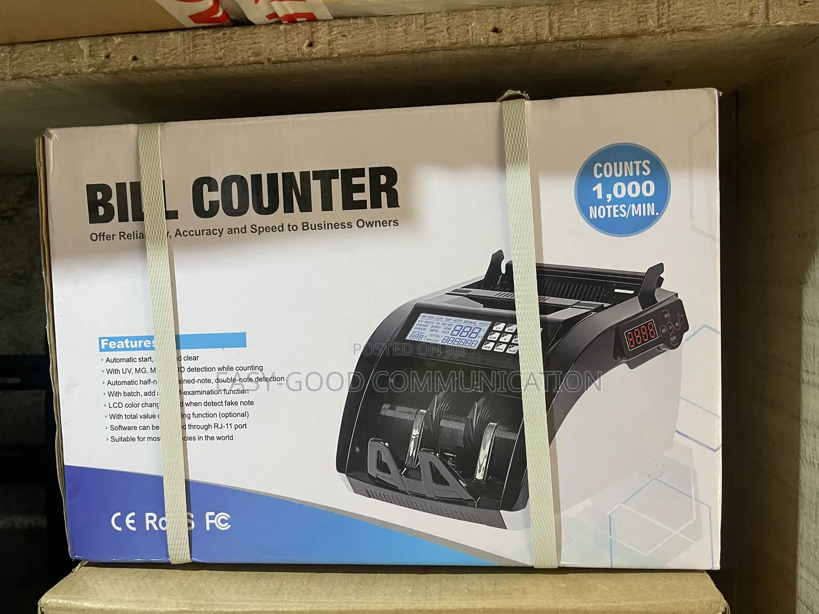 Bill Counter Computer Counting Machine