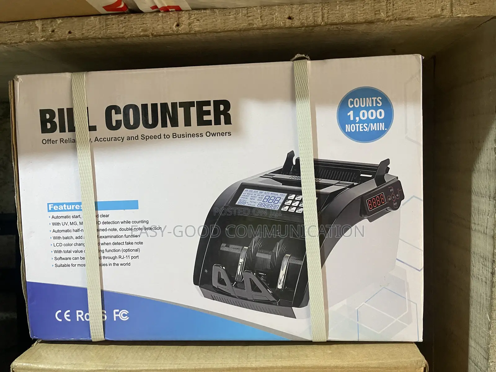 Bill Counter Computer Counting Machine