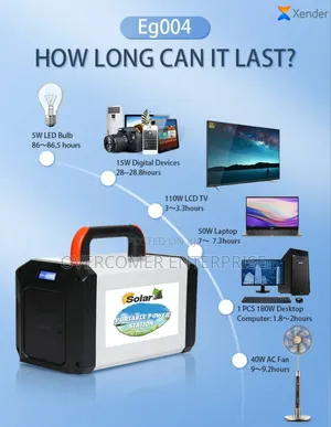 Portable Power Station 500watts Solar Generator