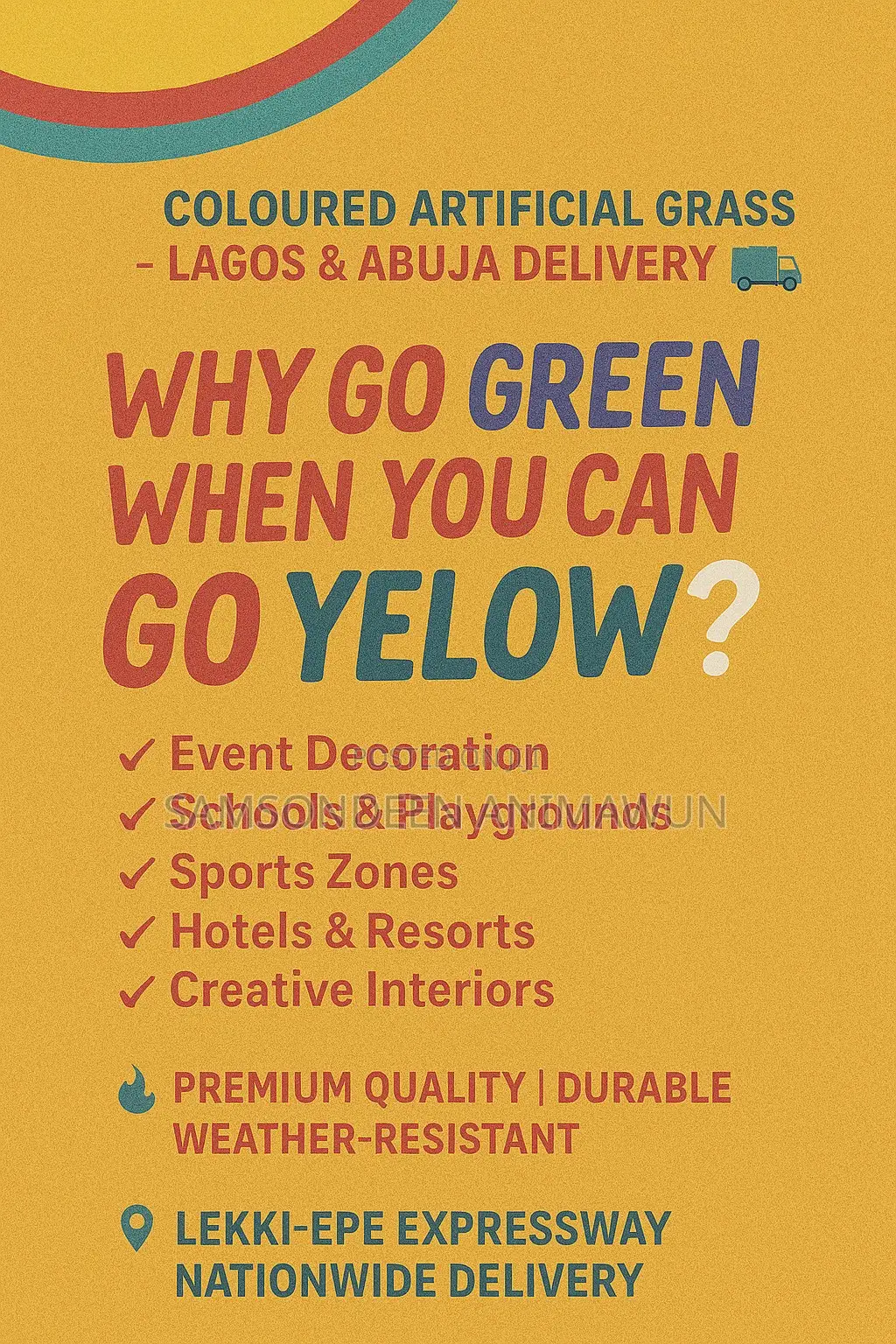 Durable Artificial Grass for Creative Event Spaces