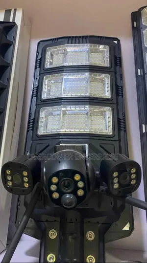 Solar Street Light With Camera 3lens