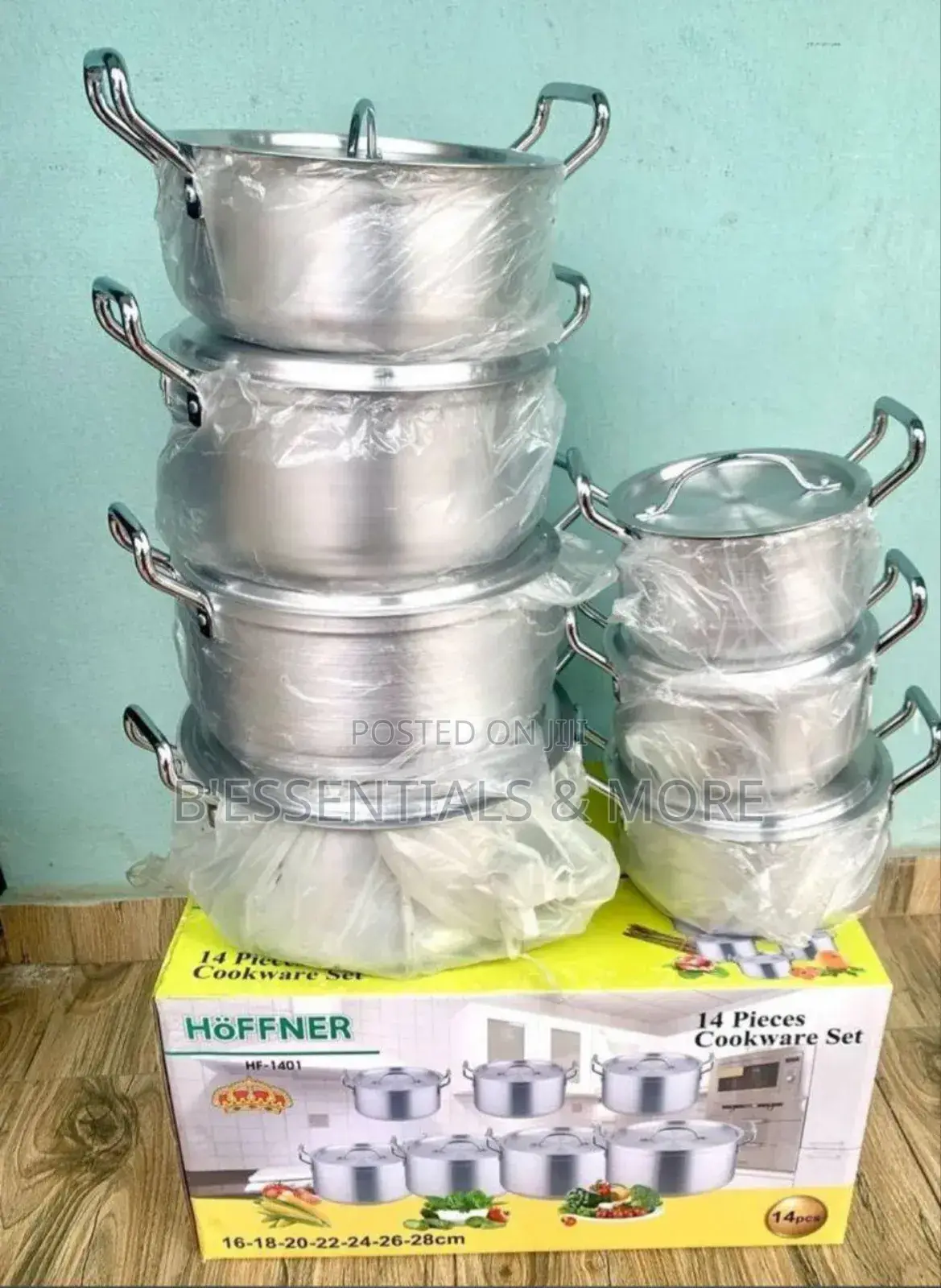 7pcs Aluminium Cooking Pot Set