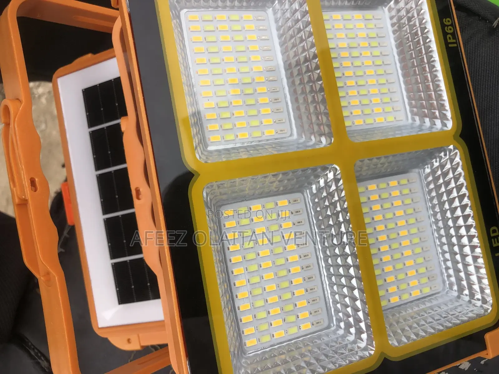 Light Chargeable With Solar