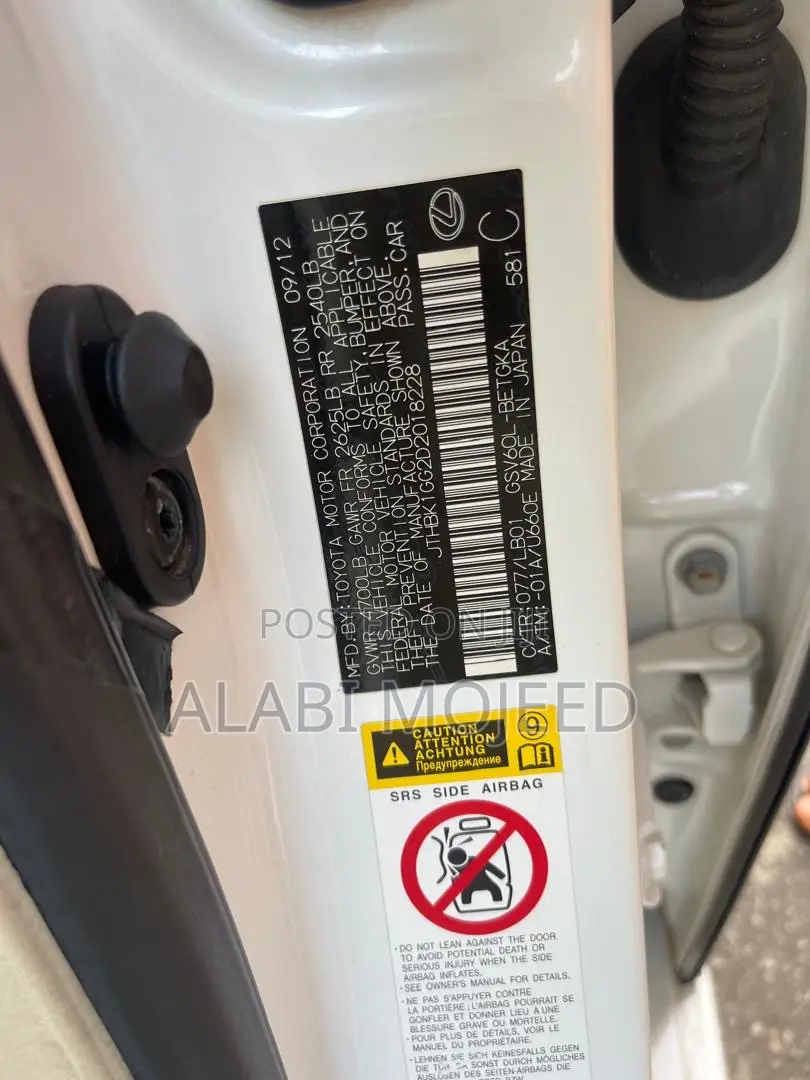 Lexus ES 350 FWD 2014 White