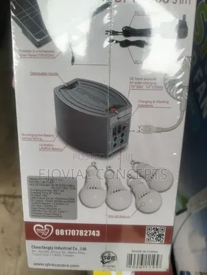 5-in-1 Solar Power Rechargeable Pack - Lithium Battery