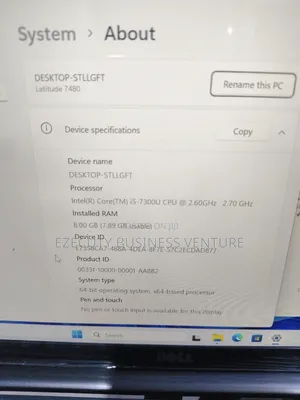 Laptop Dell Latitude 7480 8GB Intel Core I5 SSD 256GB