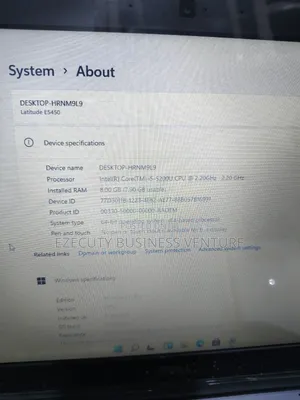 Laptop Dell Latitude 5450 8GB Intel Core I5 SSD 256GB