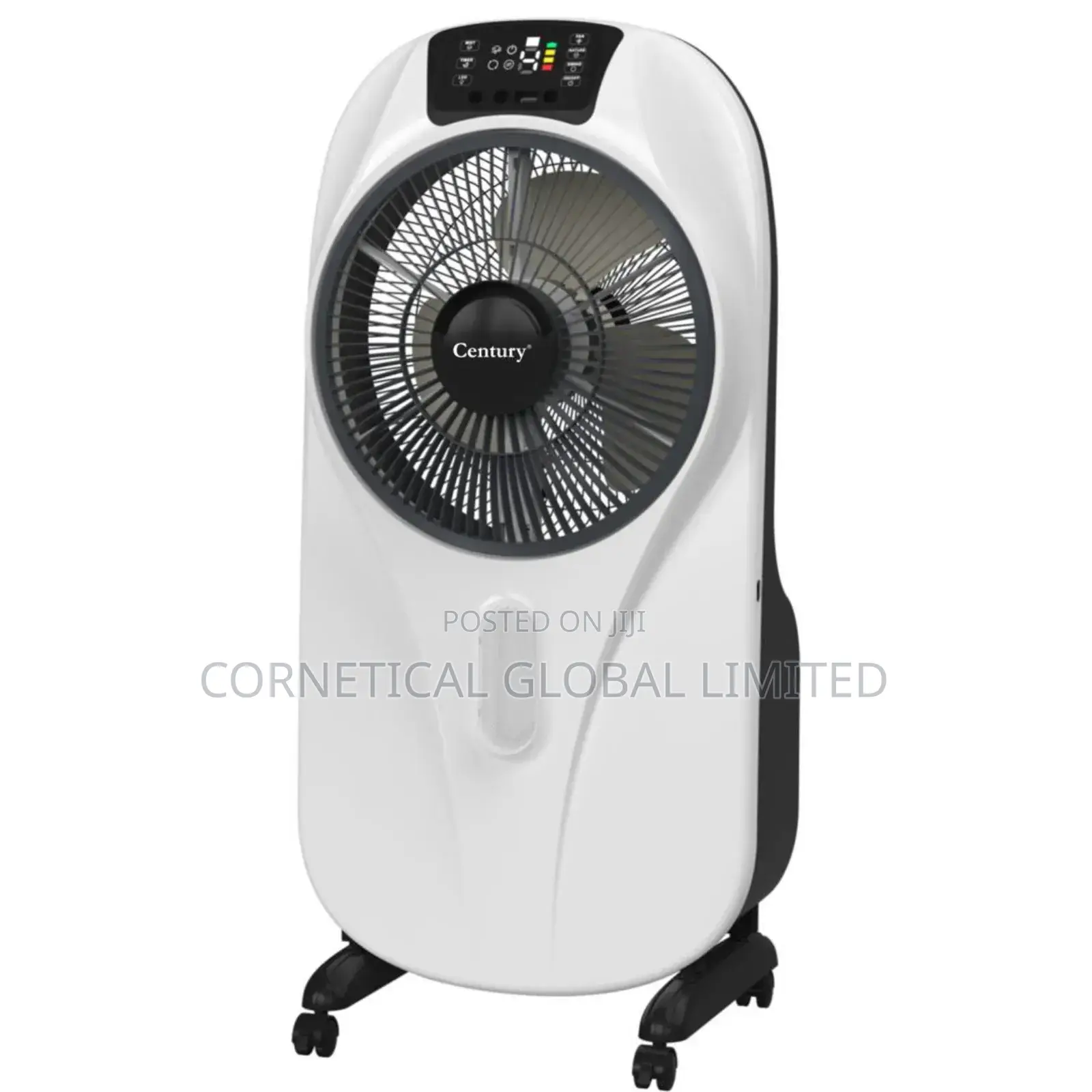 Century 12" Rechargeable Mist Fan With Led Light