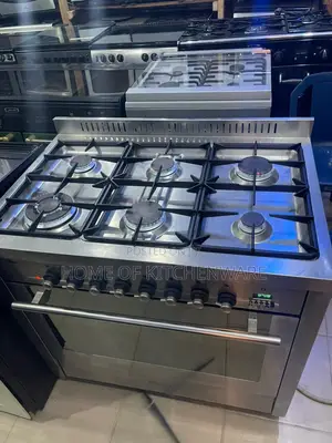 6 Burner Standing Quality Stainless Gas Cooker