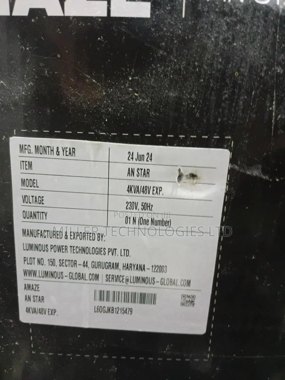 Amaze Solar Inverter 4kva 48v