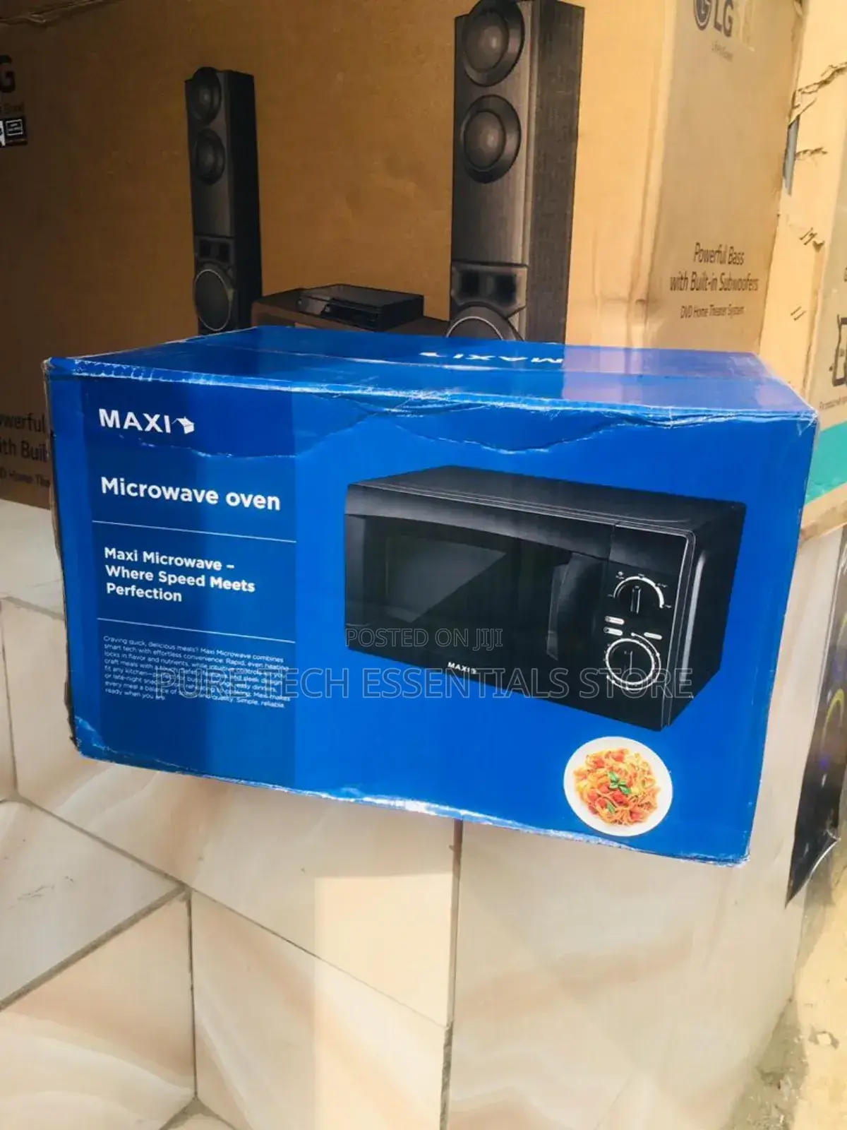 New Maxi 20liters Black Microwave