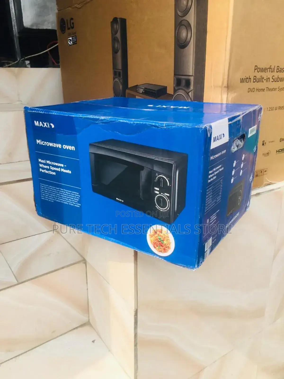 New Maxi 20liters Black Microwave