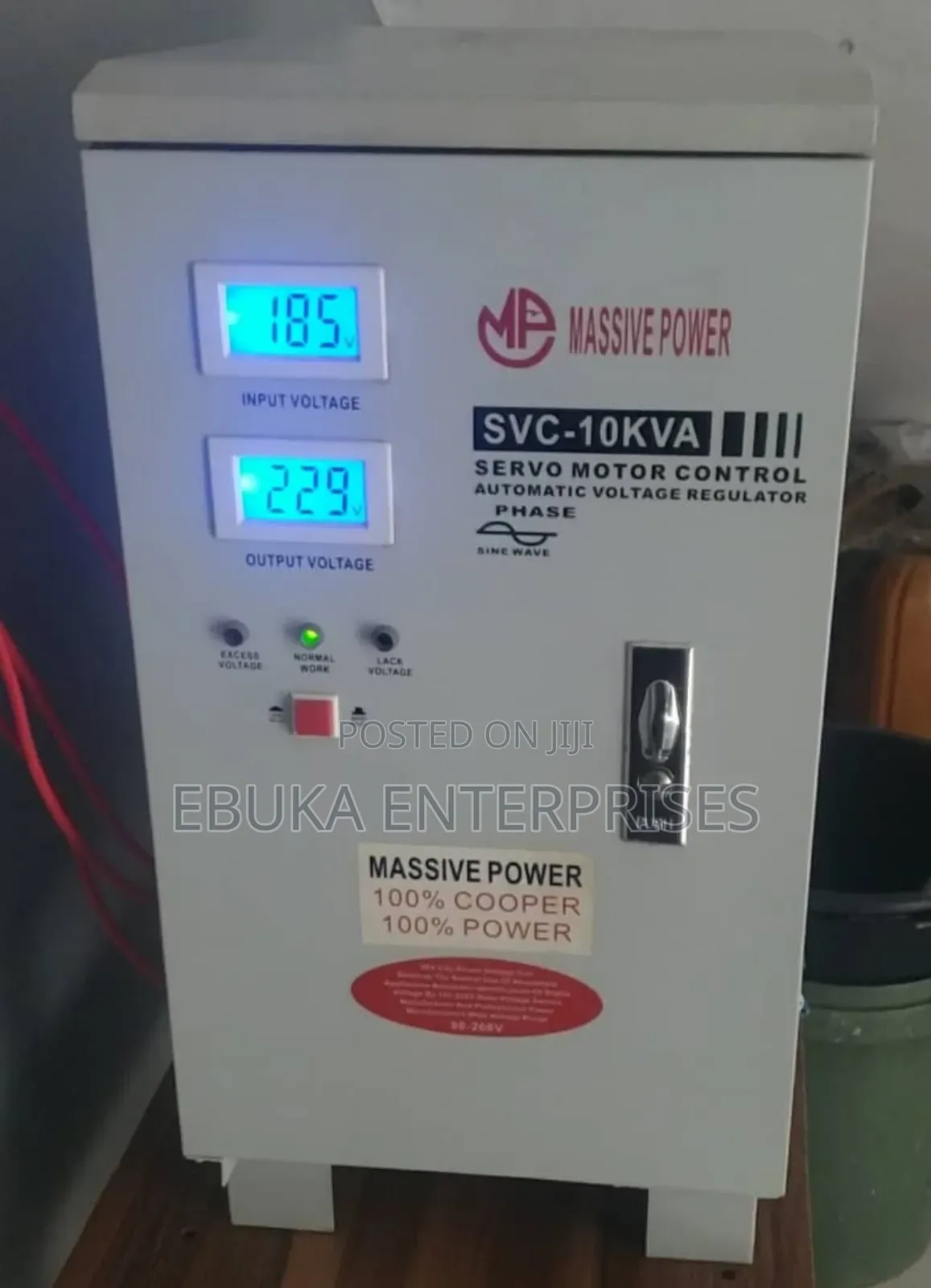 Massive Power 10kva Automatic Voltage Control