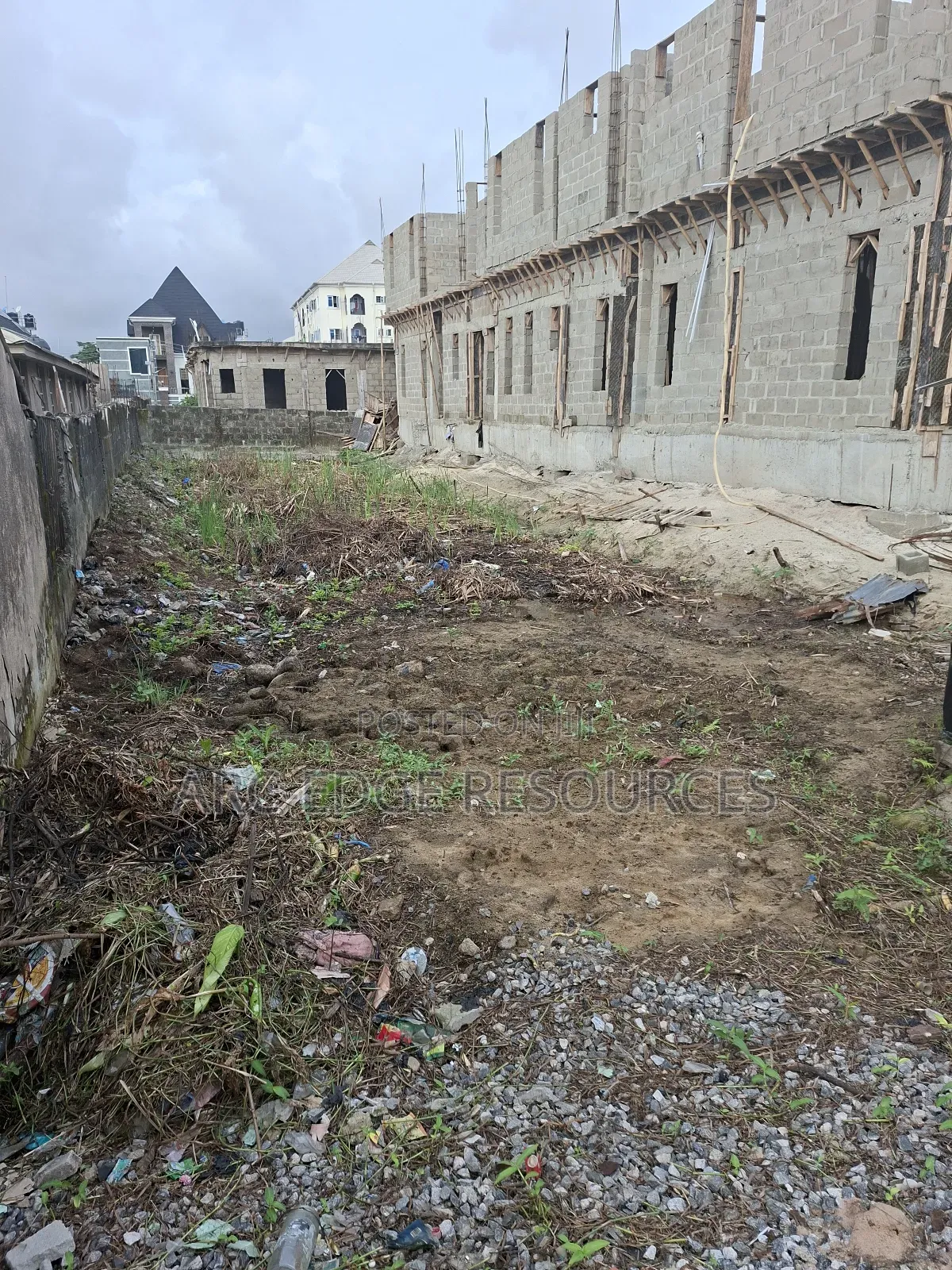 Dry Half Plot in Canal Estate