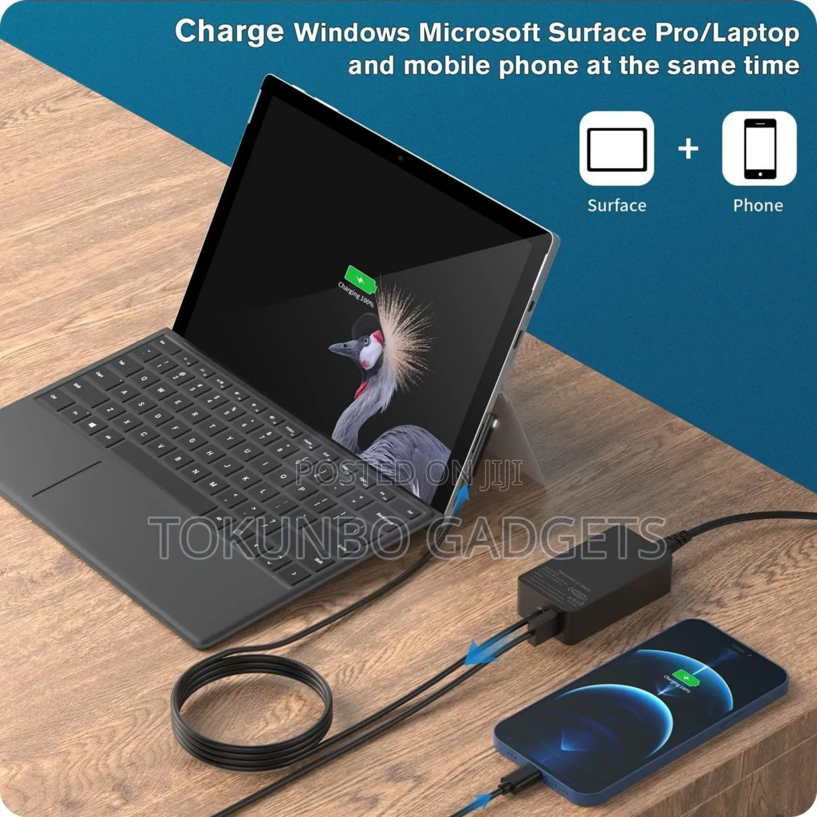 Microsoft Surface Charger for Surface Book 127w